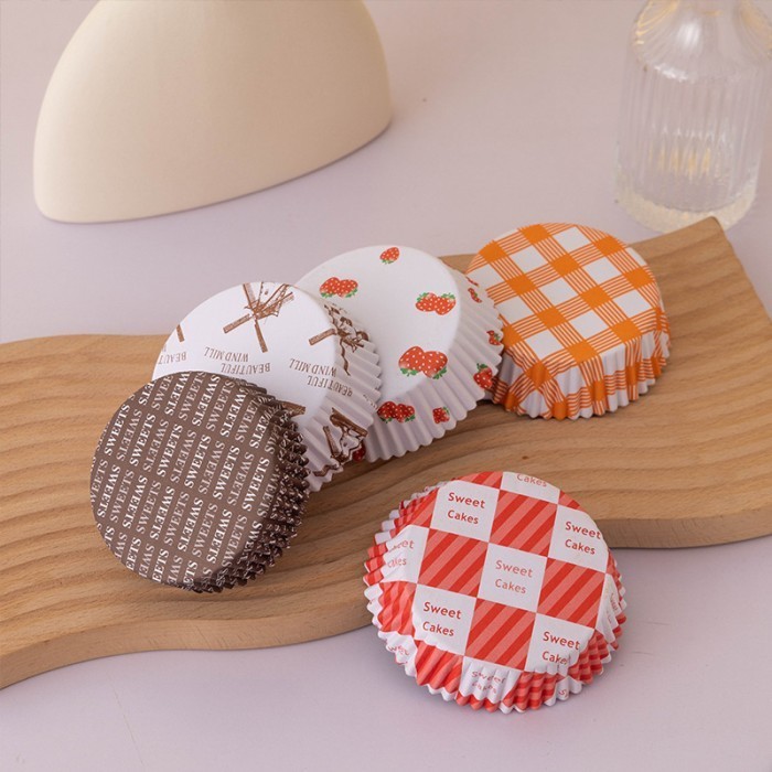 200pcs paper cup roti laminating kertas roti paper cup case roti - oval 200pcs