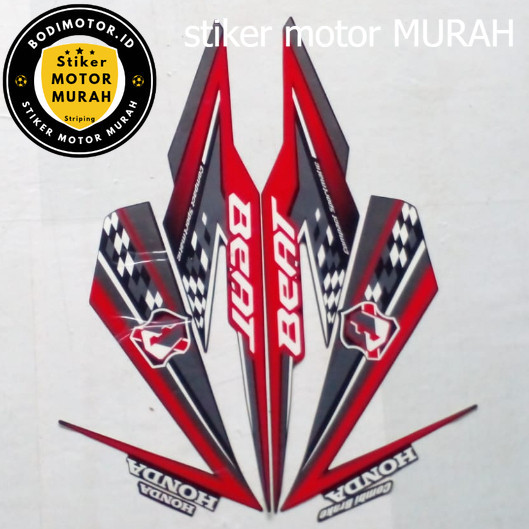 Stiker Striping Honda Beat CBS 2018 - List Stiker Standar Beat CBS 2018 - Striping Standar Beat CBS 