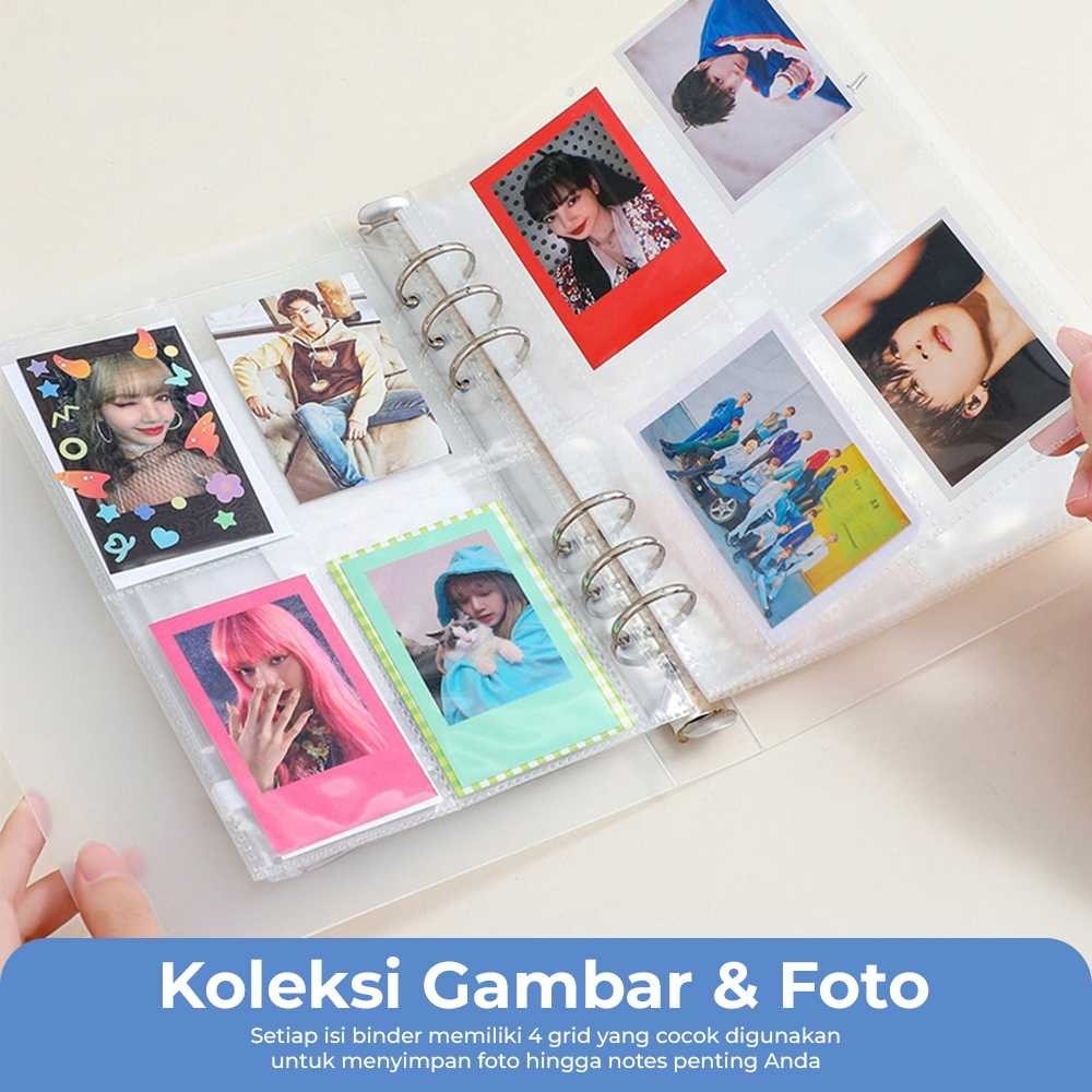 

‼️OBRAL BISA COD INSTANT‼️MINKYS Isi Binder Photocard Four Grid Booklet A5 10 PCS - A2021‼️COD‼️