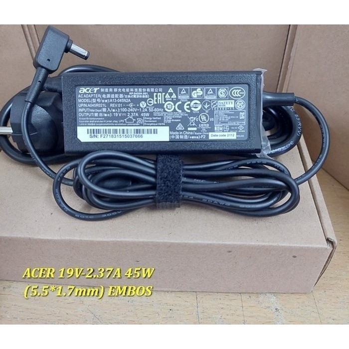 Adaptor Charger Acer Aspire 3 A315-31 / A315-42 / A315-51 / A315-52 Series