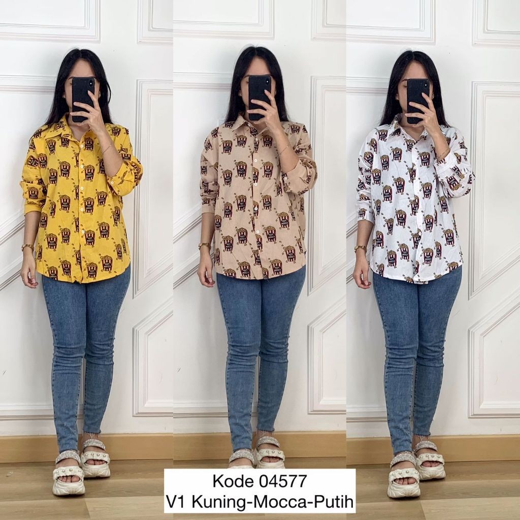 KEMEJA KATUN FULL PRINT MOTIF POPCORN AND GOOD BOY LENGAN PANJANG PREMIUM BASIC KEMEJA KATUN FLANEL 