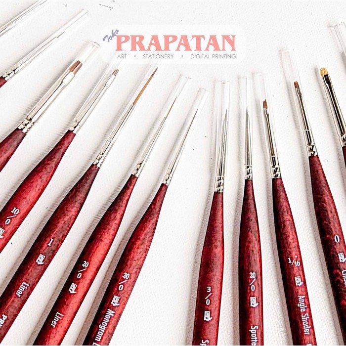 

Kuas Lukis Princeton Round Velvetouch Brush R/LR - Round 18/0