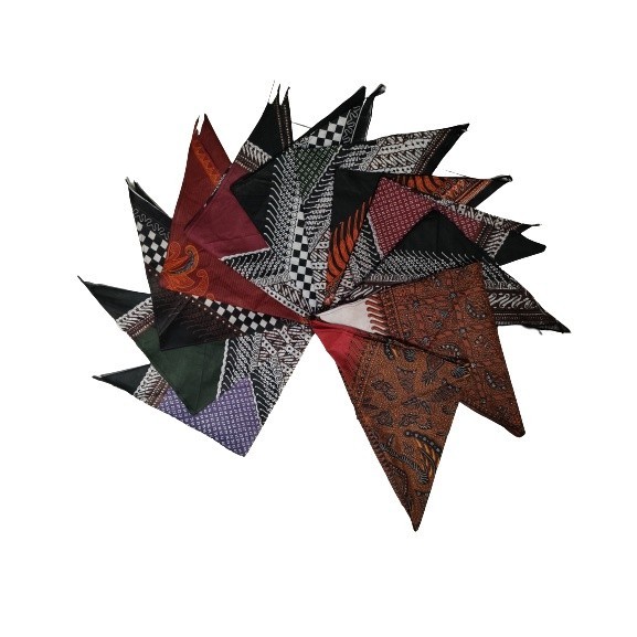 Udeng segitiga Anak Motif / iket udeng segitiga motif jawa timuran Udeng segitiga Motif / iket udeng