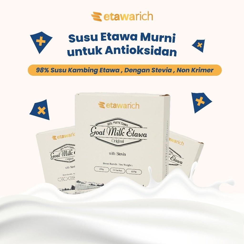 

Etawarich - Susu Kambing bubuk murni 100% dapat mengatasi berbagai macam penyakit seperti Asam Urat, Nyeri sendi, Lutut, Radang, reumatik|Mencegah Osteoporosis | meningkatkan kesehatan dan kepadatan tulang | Mengatasi Masalah Pernafasan