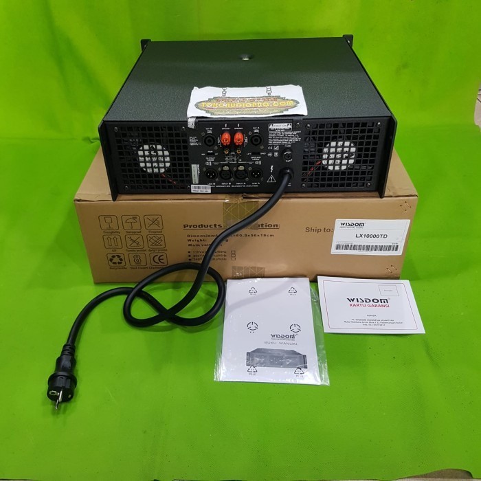 Power Wisdom LX10000TD Professional Power Amplifier TD Class LX-10000