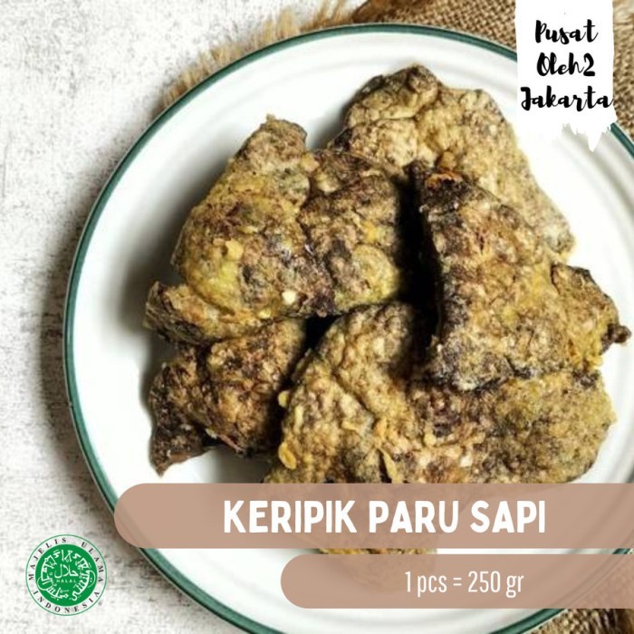 

Keripik Kripik Paru Sapi Manalagi Oleh oleh Khas Semarang 200gr