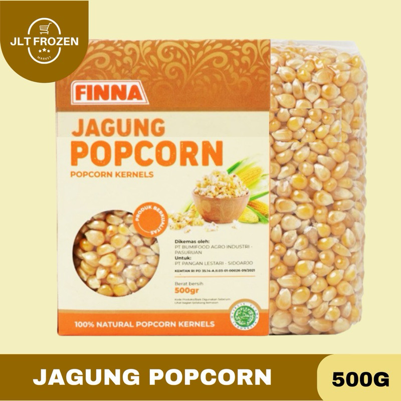 

Finna Jagung Popcorn / Popcorn Kernels / Berkualitas / Asli 500g