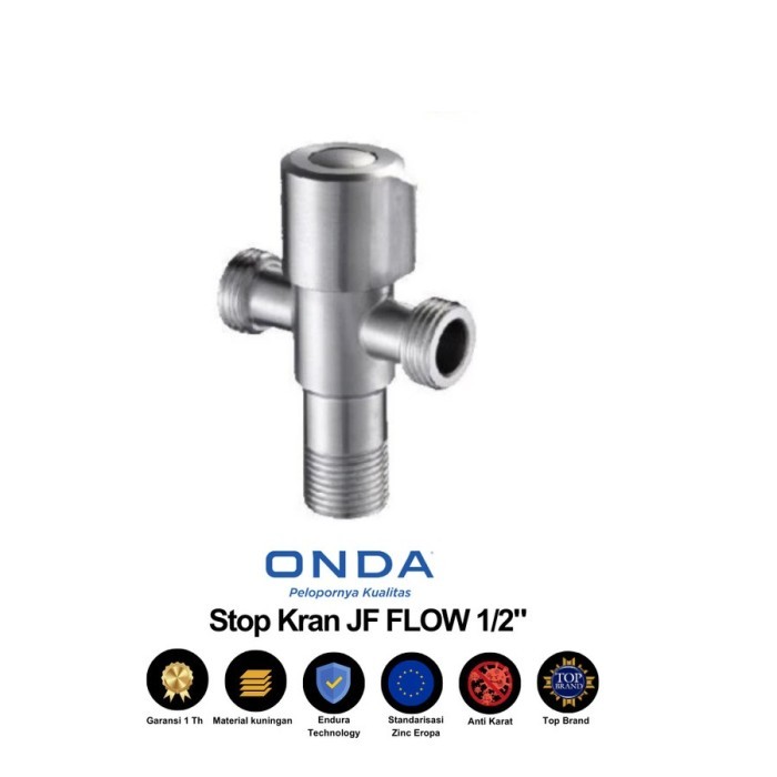 ONDA Stop Kran JF FLOW 1/2" Onda / Stop Kran