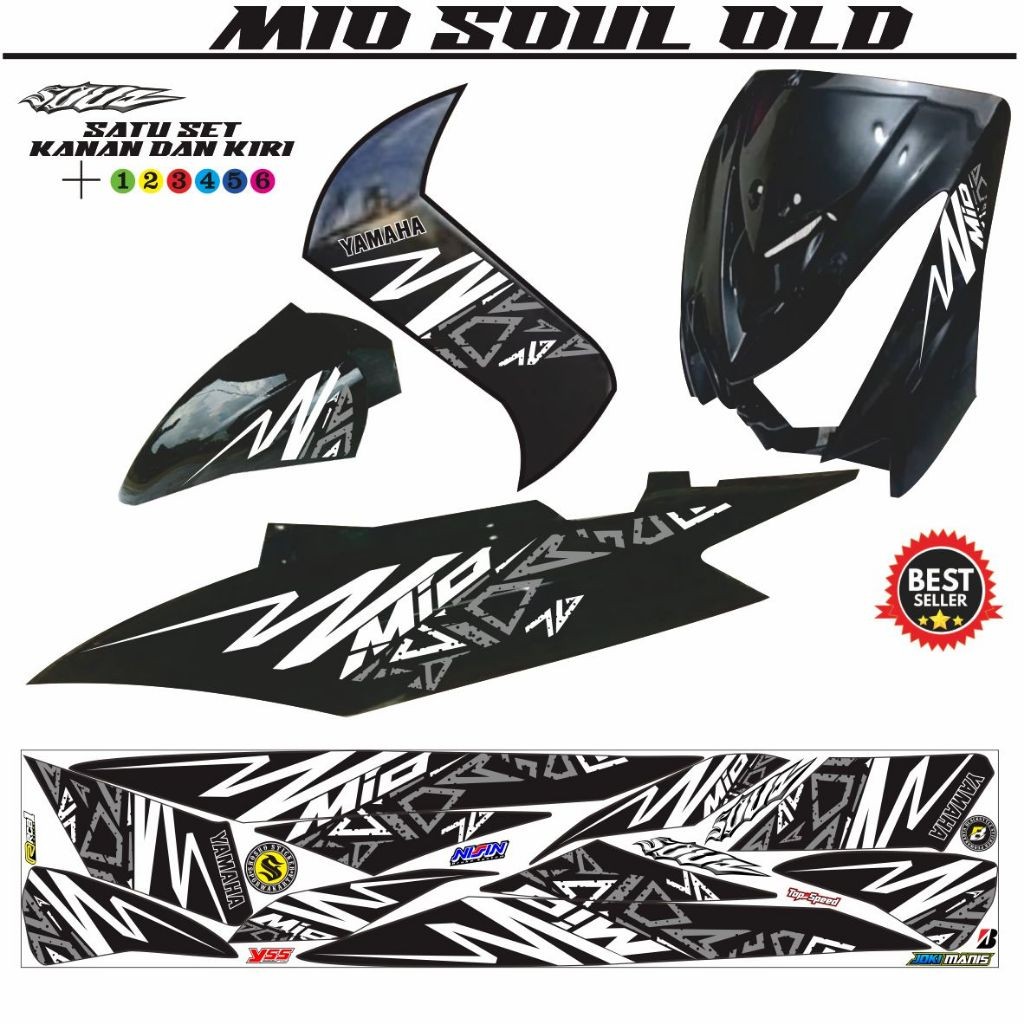 VARIASI STIKER MIO SOUL LAMA VARIASI LIS STIKER MOTOR MIO SOUL OLD 115 VARIASI MIO SOUL LAMA STRIPIN