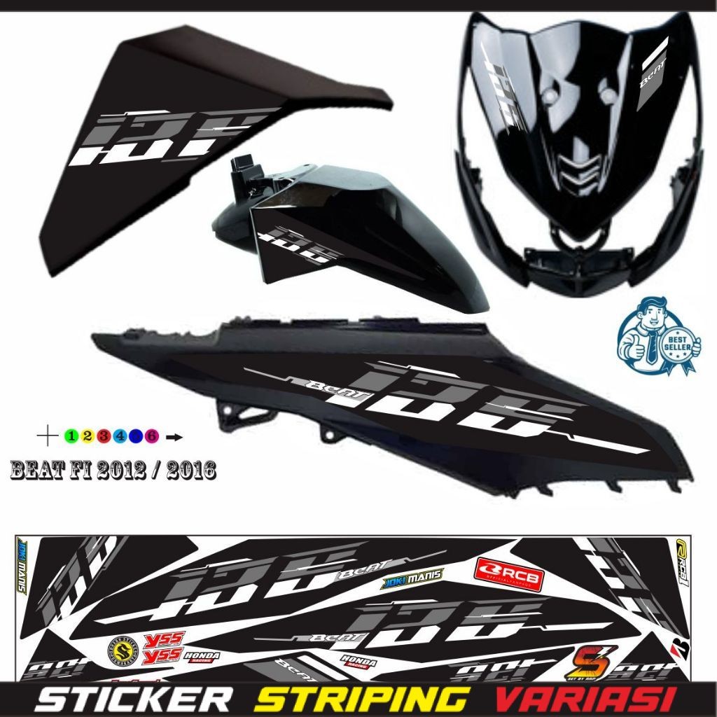 VARIASI / STRIPING BEAT FI MOTIF KERENG / VARIASI SIMPLE BEAT PGM FI