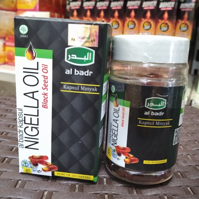 Kapsul Minyak Habbatussauda Nigella Oil 60 Kapsul Habatussauda Al Badr