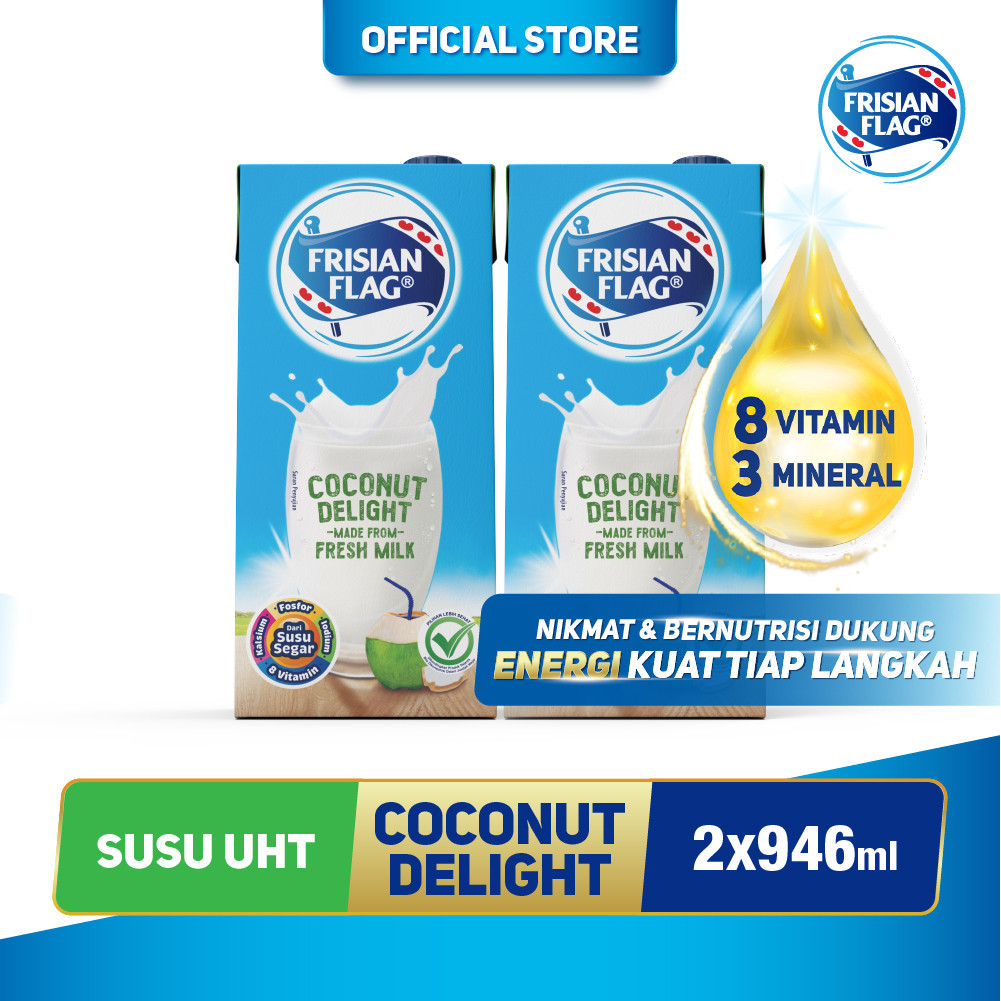 

Frisian Flag Family UHT Coconut Delight 946 ml x 2 pcs
