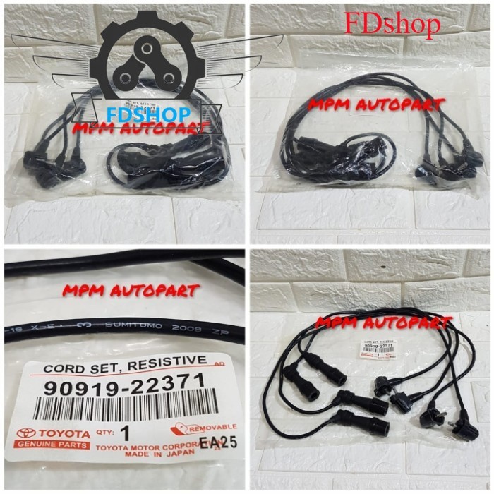 kabel busi kijang efi 2.0 2000cc sumitomo original 90919-22371