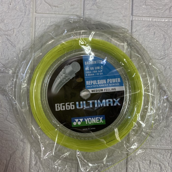 Senar Badminton YONEX BG66 ULTIMAX / BG 66 ULTIMAX ROLL SP ORIGINAL - navy