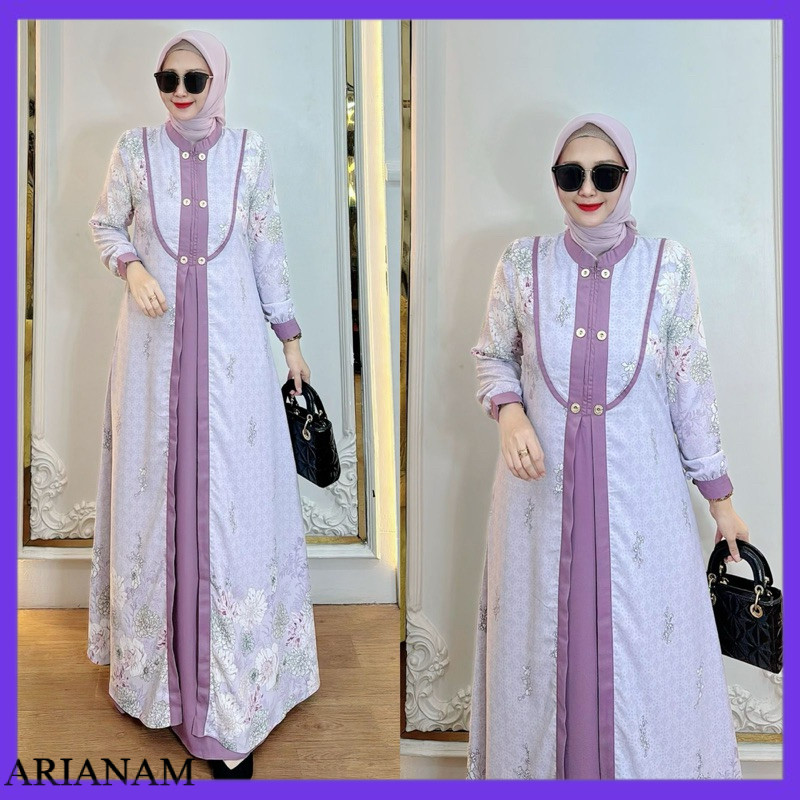 PREMIUM Gamis melda lionel richie - Gamis mewa lionel richie Murah