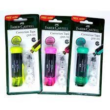 CORRECTION TAPE QDR-506 BARREL+REFILL FABER CASTELL/STIPO KERTAS