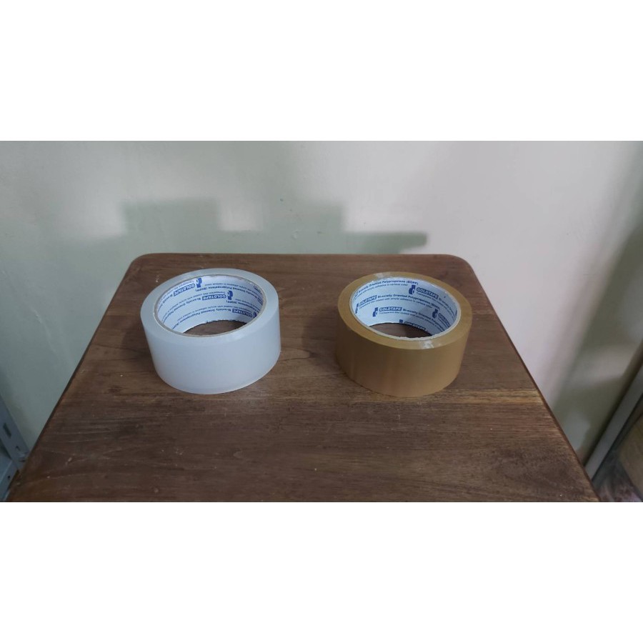 

OPP GOLD TAPE BIRU PREMIUM 2 INCH X 72YD BENING / LAKBAN GOLD TAPE