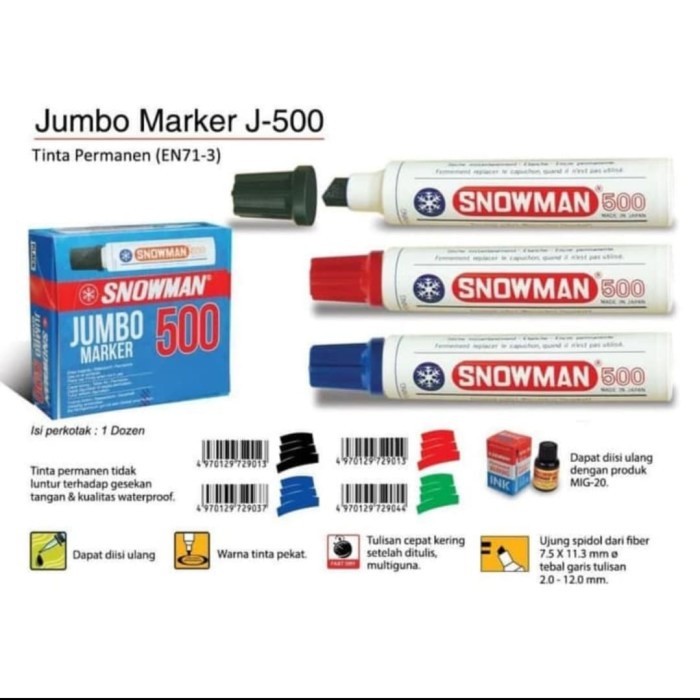

SPIDOL SNOWMAN JUMBO 500