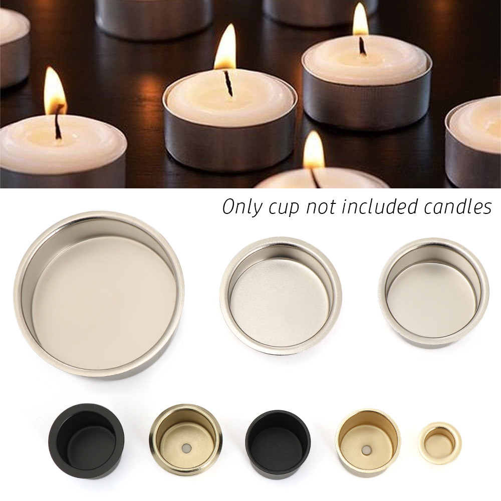

1Pcs Metal Candle Cups Tapered Wax Candles Candle Craft for Home, Party Event,Weddings &Valentine's Day Decoration