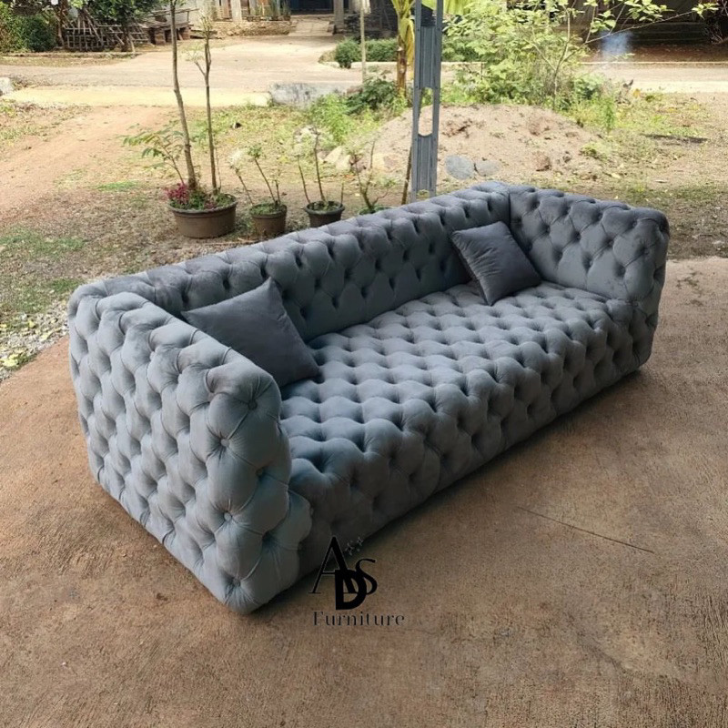 Sofa 3 Dudukan Sofa Chesterfield Sofa Chester Kayu Jati Sofa 3 Seater