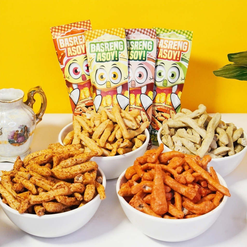 

CEMILAN ENAK-Snack Cemilan Murah Indonesia - Makaroni Basreng Mie Lidi usus - Food Halal Renyah Gurih Asin Goreng Pedas