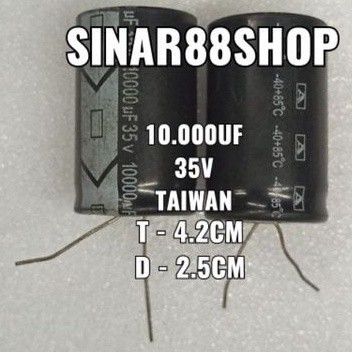 ORI TAIWAN 10.000UF/35V 10000UF/35V 10000/35V 10000UF 35V 10.000/35V 10000uf35v ELCO ECO ELKO EKO CA