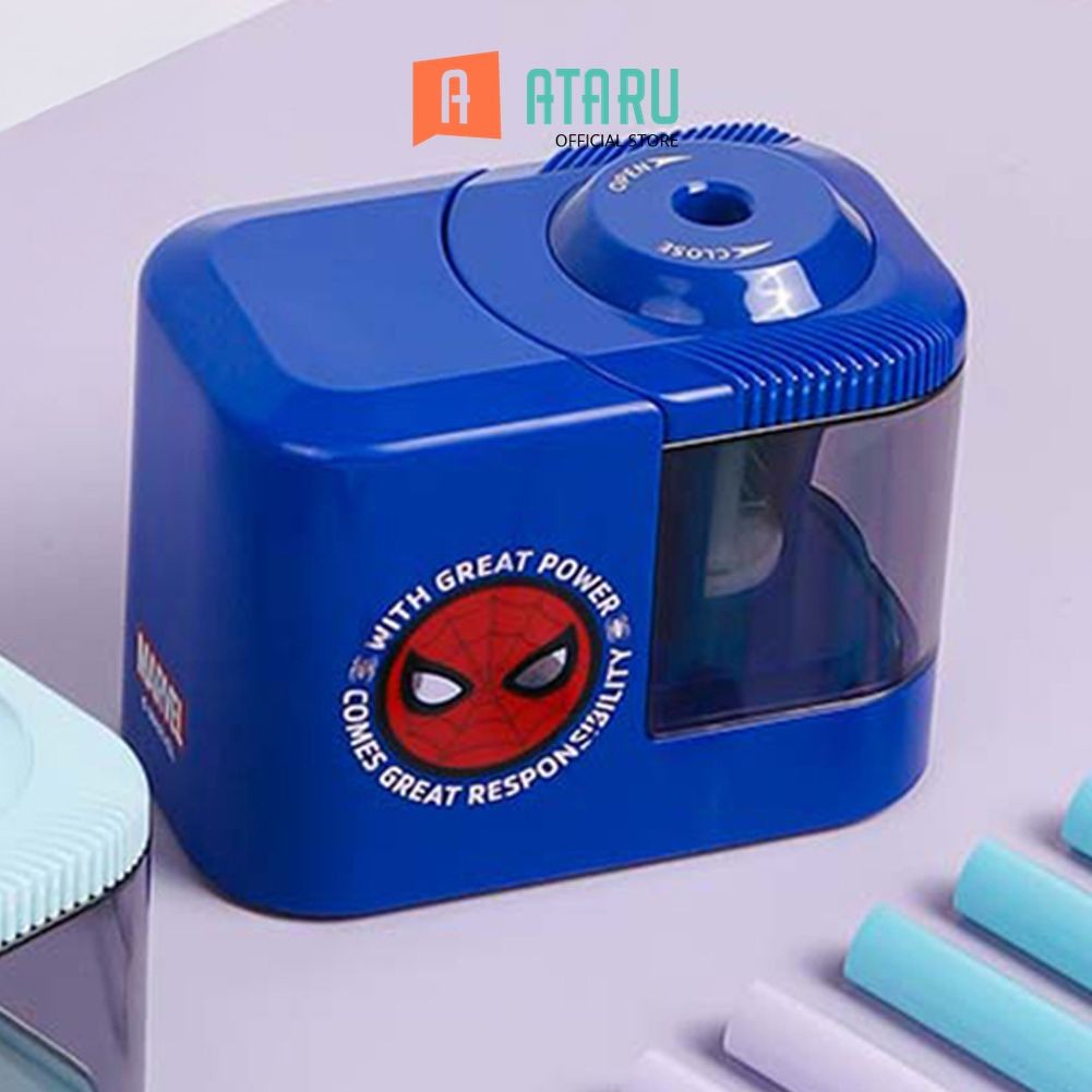 

Ataru Rautan Pensil Elektrik Spiderman - Biru Pencil Sharpener Alat Raut Perlengkapan Sekolah Dan Kantor