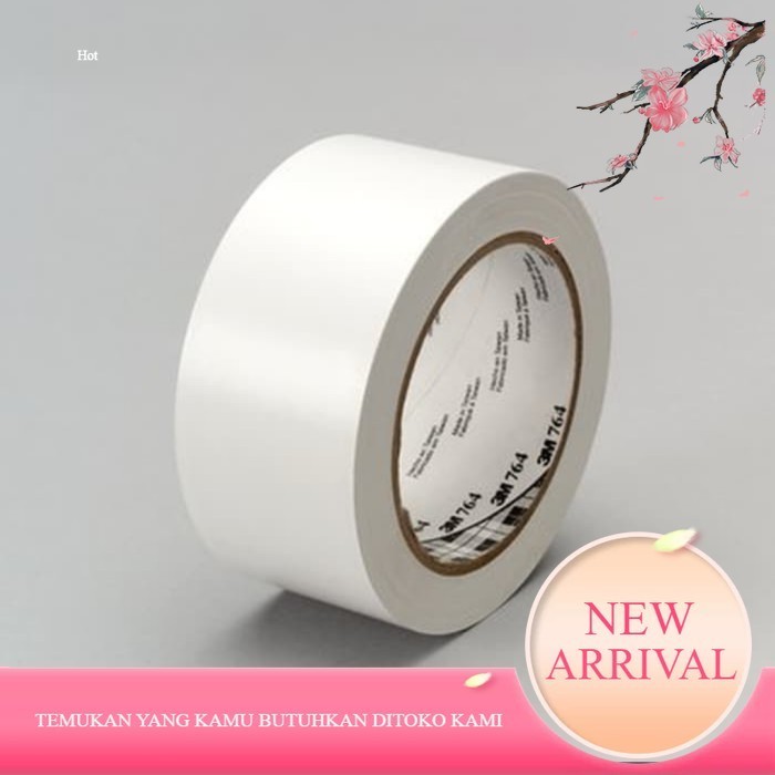 

Lakban Lantai 3M 764 Vinyl Tape White 2in x 33mtr