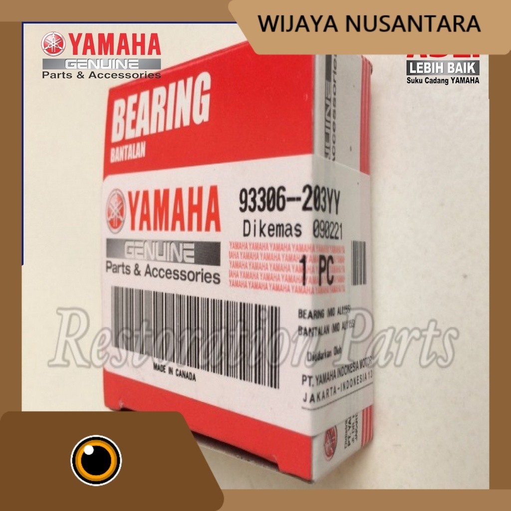 Bearing As Pully Belakang 93306-203YY Mio Smile Mio Soul Fino