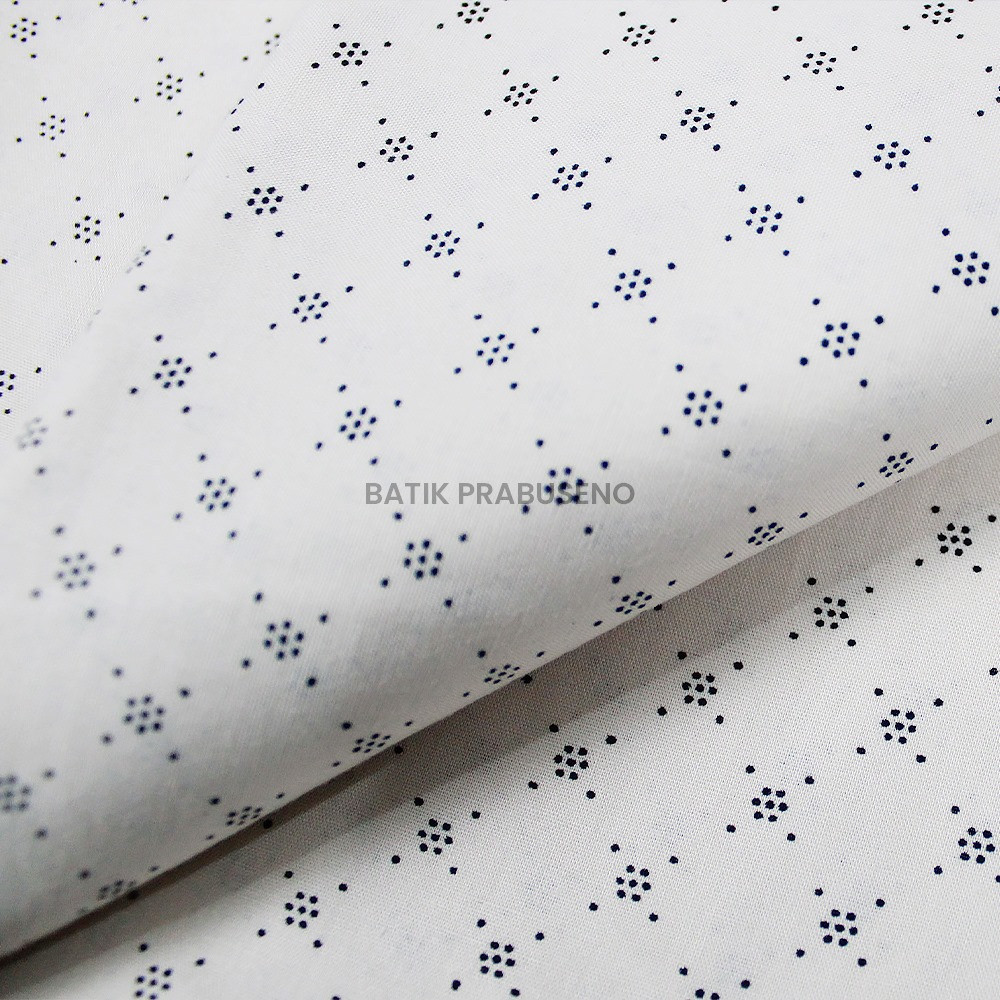 Batik Prabuseno Kain Batik Print  Kembang Jeruk Putih Seri Kalanata Meteran Premium  Kekinian Aesthe