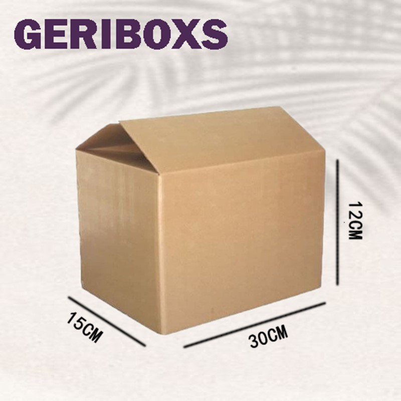 

Box Paket Packing Packaging Pengiriman/Kotak / Kardus / Karton /Tambahan Packing Wrap Kardus Pengaman Kemasan/BOX UKURAN 30X15X12CM