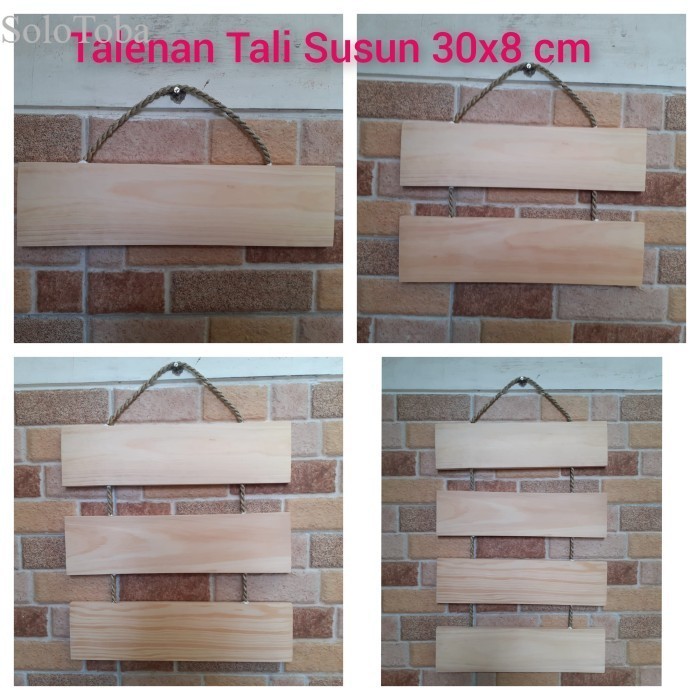 

Talenan Tali susun 30x8 cm/ Talenan decopage/Talenan Lukis - 30x8 susun 1 Murah