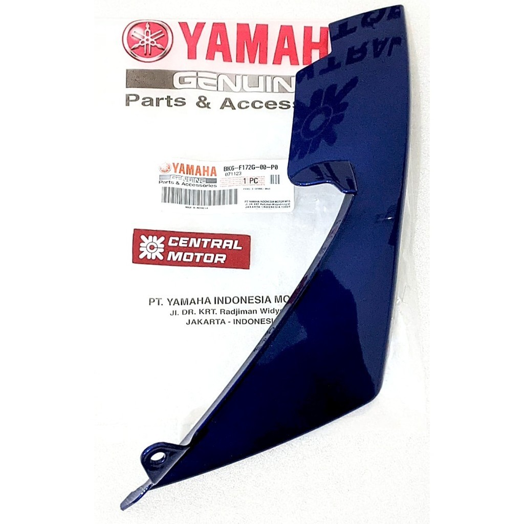 Cover Samping Lampu R15 VVA V3 Biru Metalik Glossy Kafer Panel Kecil Kiri Kanan Sepasang Original Ya