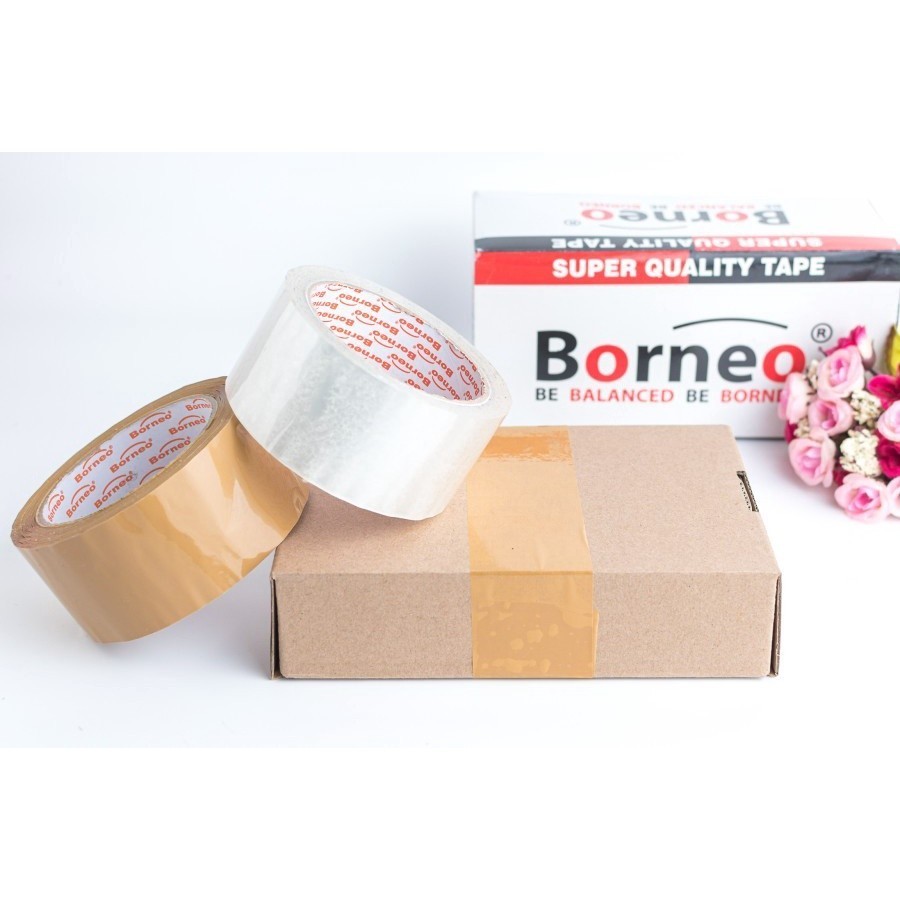 

Lakban Coklat Borneo CORE MERAH 45mm x 75m