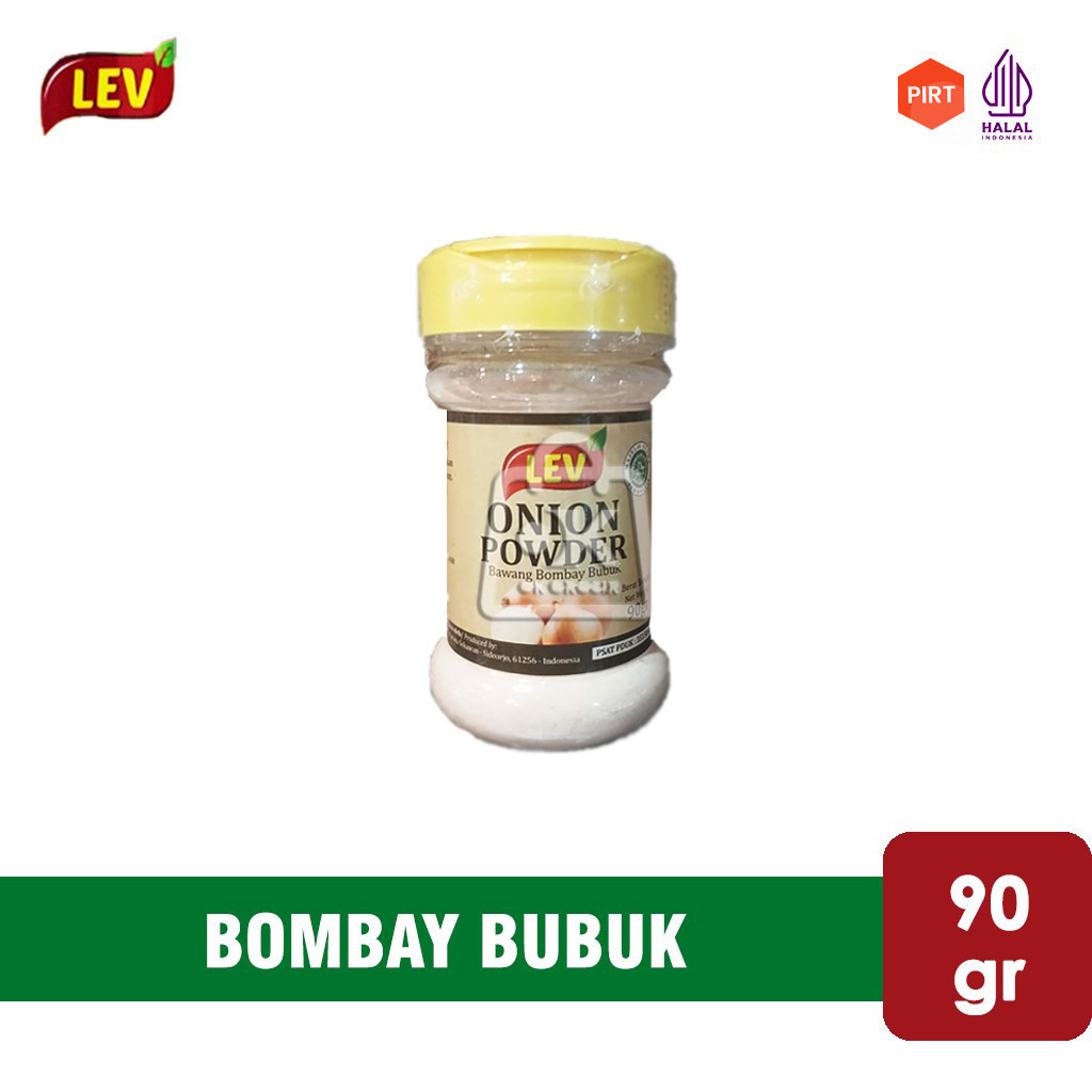 

Bawang Bombay Bubuk LEV / Onion Powder Bumbu Dapur (90 gr)