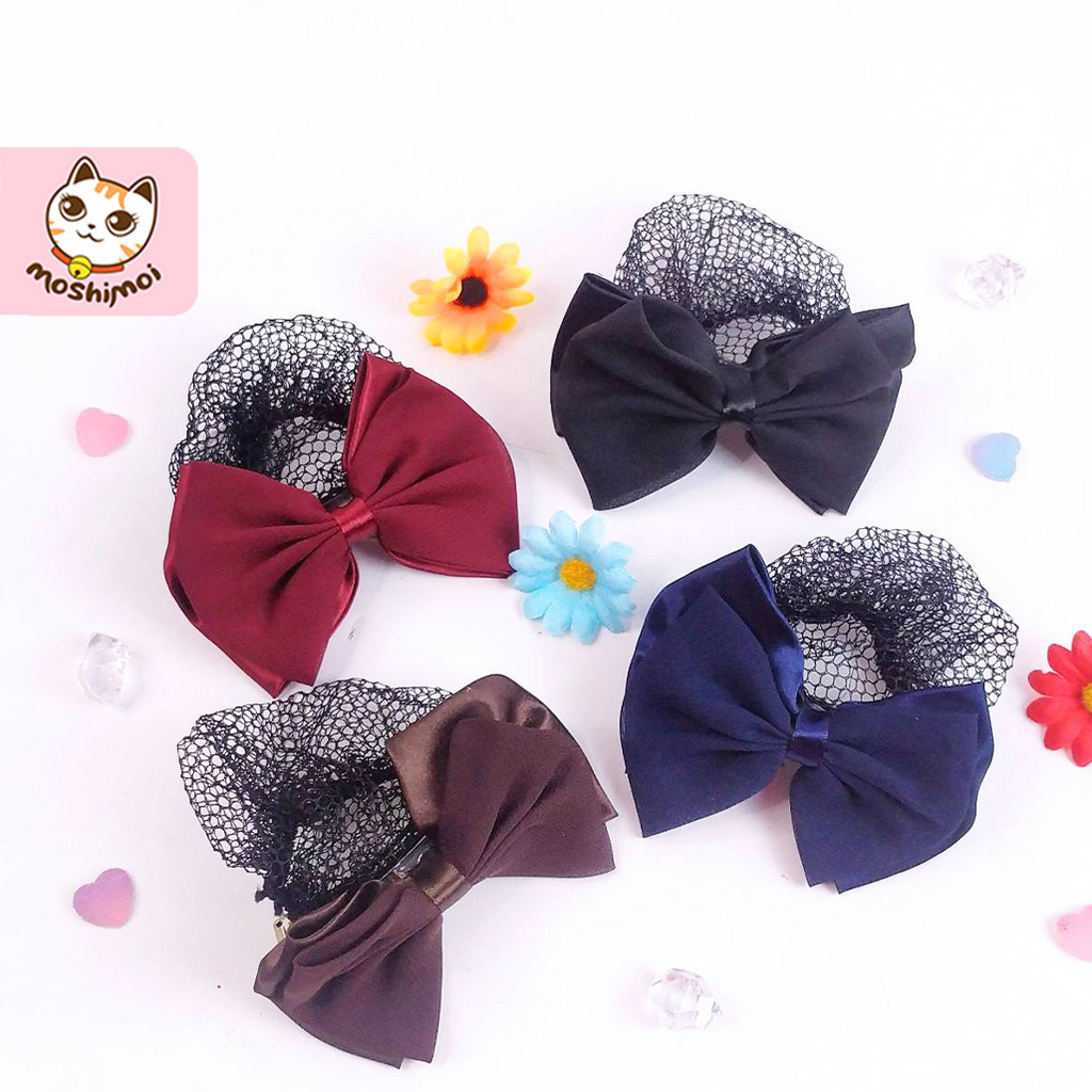 Jepit Hairnet Jepit Rambut Pita Sanggul Elegant harnet aksesoris wanita Pramugari Jepit Harnet