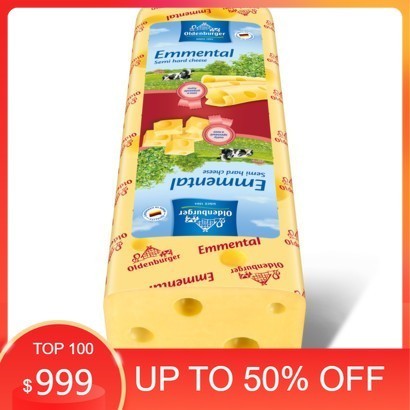 

Emmental Cheese Oldenburger / Keju Emmental Oldenburger - REPACK