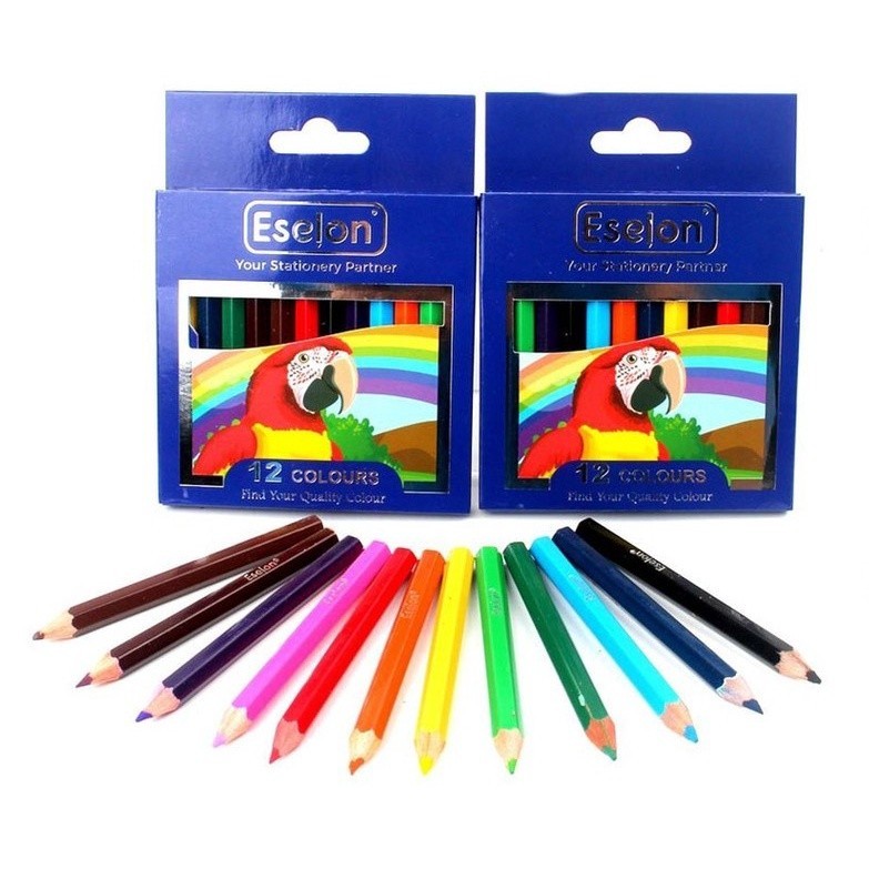 

12warna Pensil Warna PENDEK HOSANA / Pensil warna HOSANA SCP-01