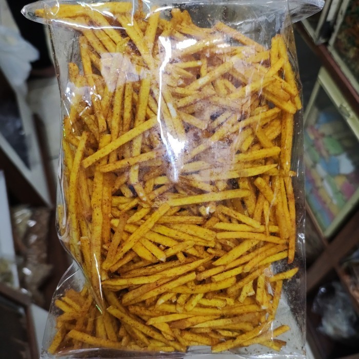 

KERIPIK TALAS PEDAS KEMASAN 170gr