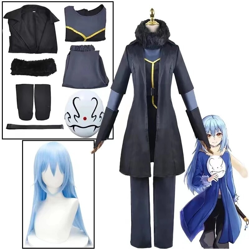 PREORDER Anime Rimuru Tempest Cosplay Costumes That Time I Got Reincarnated As A Slime Halloween Cos