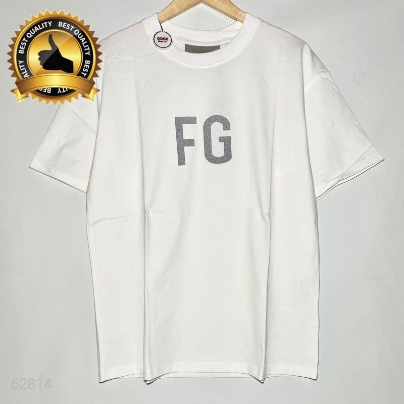 Tshirt Fear Of God FOG Essentials FG Logo White Reflective Tee A5