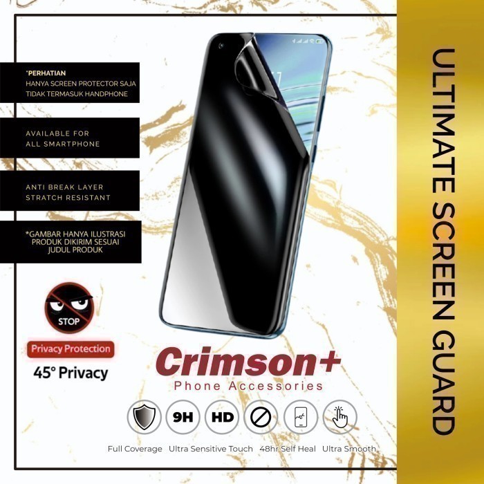 HYDROGEL IQOO 11 PRO 5G PRIVACY ANTI SPY SCREEN GUARD NON GLASS