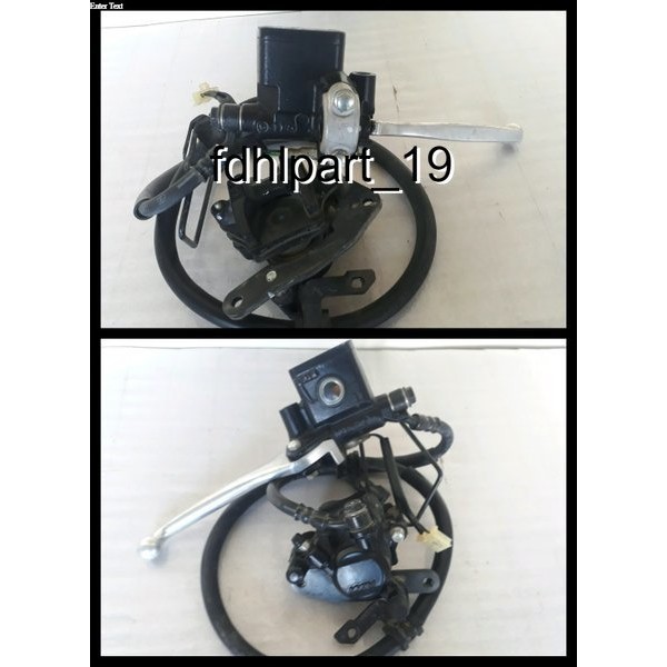 Handle Brake Master Kaliper Rem Set Cakram Depan Atas Bawah Kiri Honda Beat Vario Karbu 110 FI Asli 