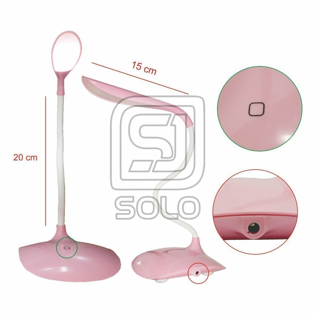 Lampu Belajar LED Fashion Wind LED Desk Light Lampu Meja LED Lamp Portable