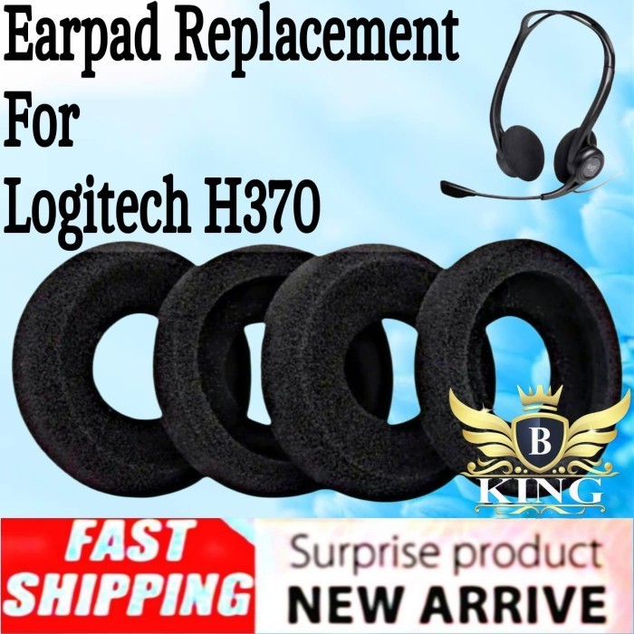 Replacement Earpad Busa Mic Headset Logitech H370 H 370