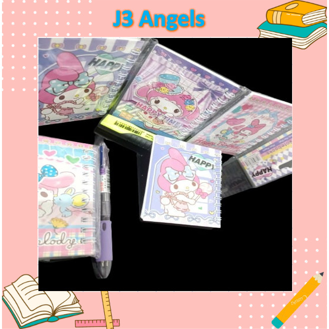 

J3 - Notebook mini lucu karakter sanrio buku tulis kecil