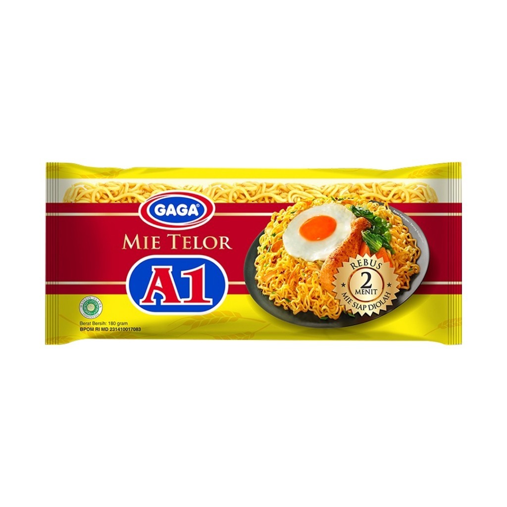 

GAGA Mie Telor Mi Telur A1 180g