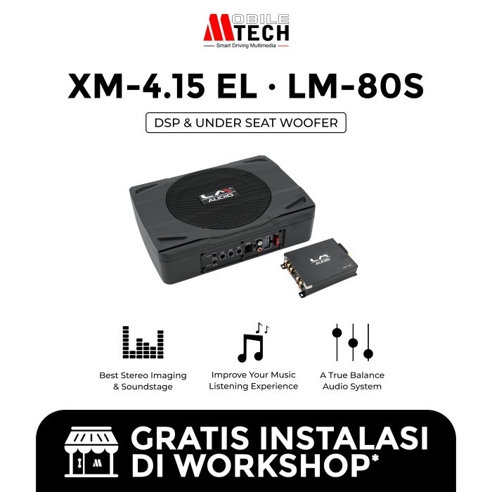 PAKET DSP XM 4.15 EL  + SUB LM-80S