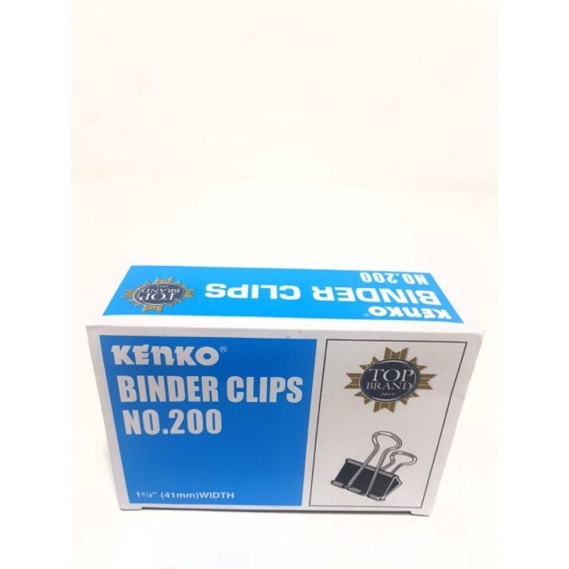 

COD Harga Grosir (6 pcs) Binder Clip Penjepit KENKO No.200 Top Brand