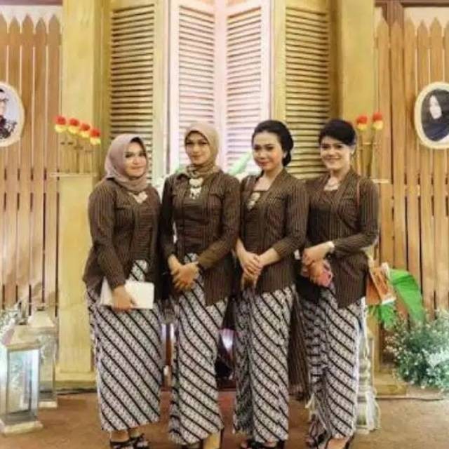 LURIK JAWA kebaya lurik wanita / kebaya Lurik Kutubaru / kebaya Lurik dewasa